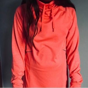 Pullover active neon pink w/fleece lining